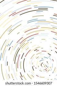 Colorful Universe Circular Distribution Computational Generative Art background illustration