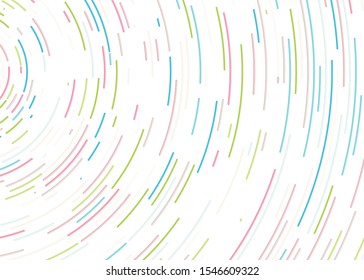 Colorful Universe Circular Distribution Computational Generative Art background illustration