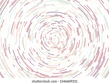 Colorful Universe Circular Distribution Computational Generative Art background illustration