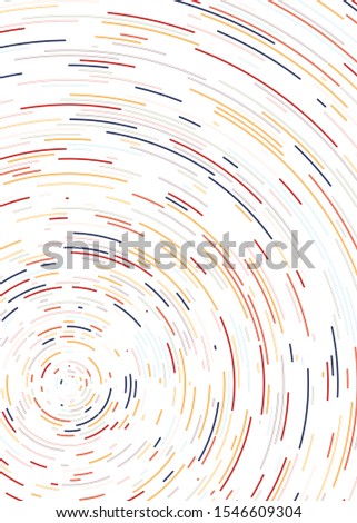 Colorful Universe Circular Distribution Computational Generative Art background illustration