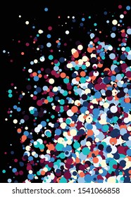 Colorful Universe Distribution Computational Generative Art background illustration