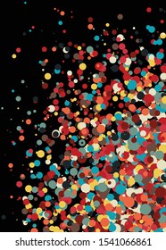 Colorful Universe Distribution Computational Generative Art background illustration