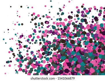 Colorful Universe Distribution Computational Generative Art background illustration