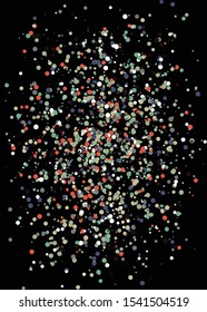 Colorful Universe Distribution Computational Generative Art background illustration