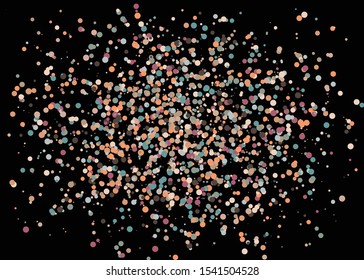 Colorful Universe Distribution Computational Generative Art background illustration