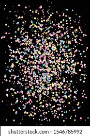Colorful Universe Distribution Computational Generative Art background illustration