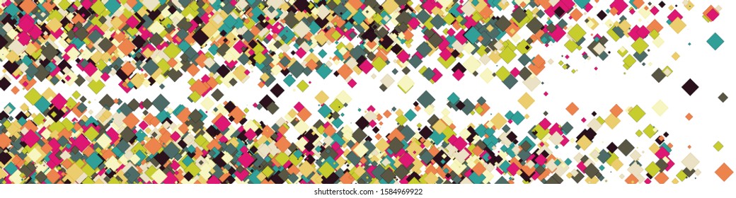 Colorful Universe Distribution Computational Generative Art background illustration