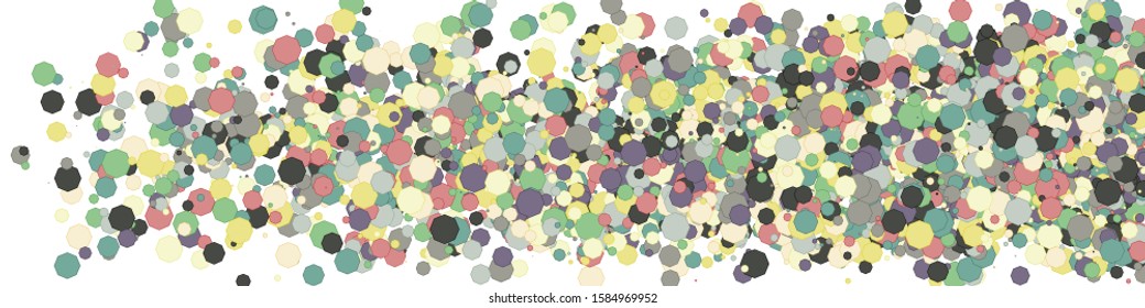 Colorful Universe Distribution Computational Generative Art background illustration
