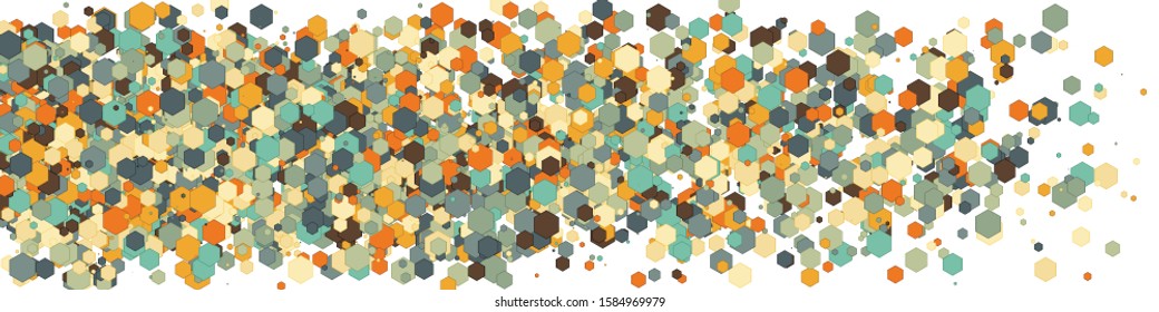 Colorful Universe Distribution Computational Generative Art background illustration