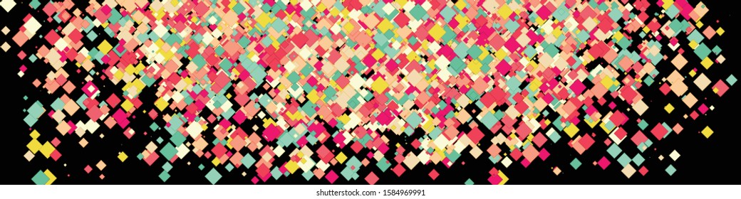 Colorful Universe Distribution Computational Generative Art background illustration