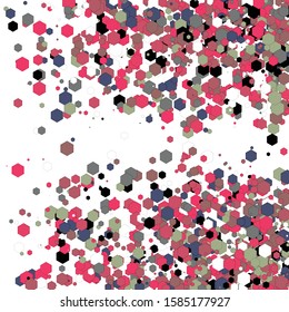 Colorful Universe Distribution Computational Generative Art background illustration