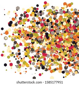 Colorful Universe Distribution Computational Generative Art background illustration
