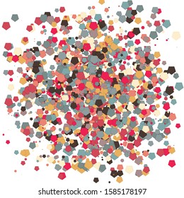 Colorful Universe Distribution Computational Generative Art background illustration