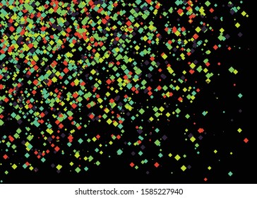 Colorful Universe Distribution Computational Generative Art background illustration