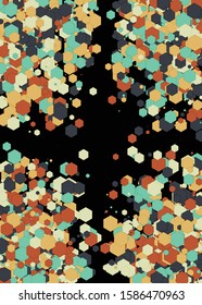 Colorful Universe Distribution Computational Generative Art background illustration