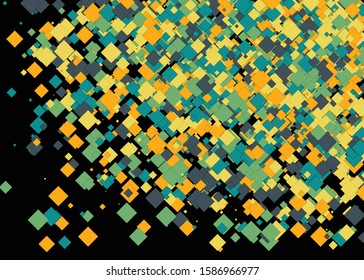Colorful Universe Distribution Computational Generative Art background illustration