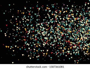 Colorful Universe Distribution Computational Generative Art background illustration