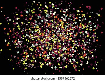 Colorful Universe Distribution Computational Generative Art background illustration