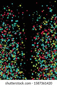 Colorful Universe Distribution Computational Generative Art background illustration