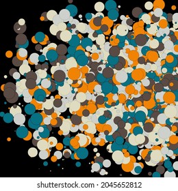 Colorful Universe Distribution Computational Generative Art background illustration