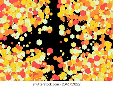 Colorful Universe Distribution Computational Generative Art background illustration