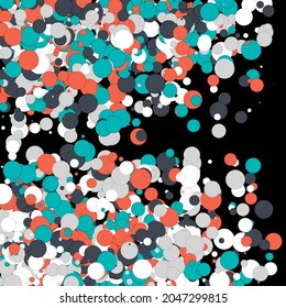 Colorful Universe Distribution Computational Generative Art background illustration