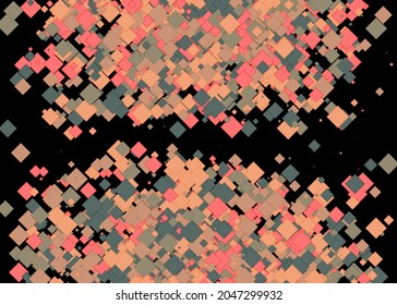 Colorful Universe Distribution Computational Generative Art background illustration