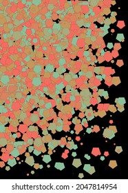 Colorful Universe Distribution Computational Generative Art background illustration