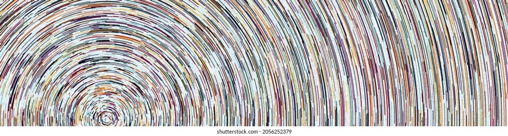 Colorful Universe Distribution Computational Generative Art background illustration