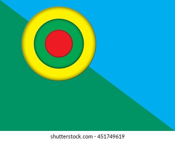 Colorful unusual modern material design vector background illustration.