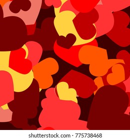  Colorful valentine. Abstract pattern with hearts. Background with hearts. Colorful valentine.