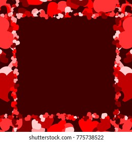  Colorful valentine. Abstract pattern with hearts. Background with hearts. Colorful valentine.