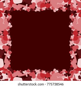  Colorful valentine. Abstract pattern with hearts. Background with hearts. Colorful valentine.