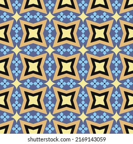 Colorful variegated geometric seamless pattern. Overlapping art forms,polygons, segments are grouped and arranged in a certain order. Vector. 