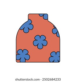 Colorful Vase Pottery _ Single Vector 7