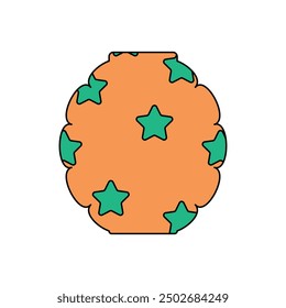 Colorful Vase Pottery _ Single Vector 8
