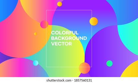 a colorful vector abstract background