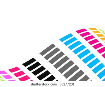 the colorful vector abstract background