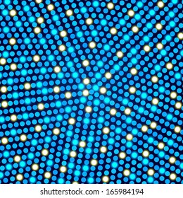 Colorful vector abstract background with blue and yellow flares