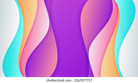 Colorful vector abstract background with soft gradient. Vector background for wallpaper. Eps 10