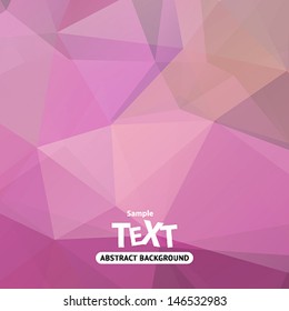Colorful vector abstract background with triangle polygon