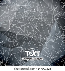 Colorful vector abstract background with triangle polygon