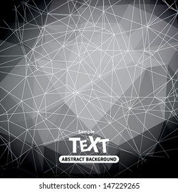 Colorful vector abstract background with triangle polygon
