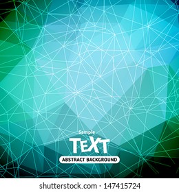 Colorful vector abstract background with triangle polygon