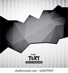 Colorful vector abstract background with triangle polygon