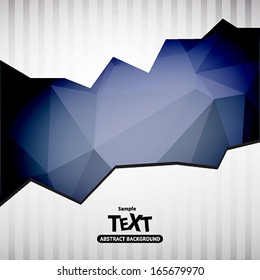 Colorful vector abstract background with triangle polygon