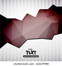 Colorful vector abstract background with triangle polygon