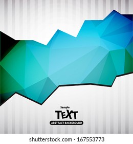 Colorful vector abstract background with triangle polygon
