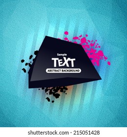 Colorful vector abstract background with triangle polygon