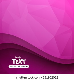 Colorful vector abstract background with triangle polygon